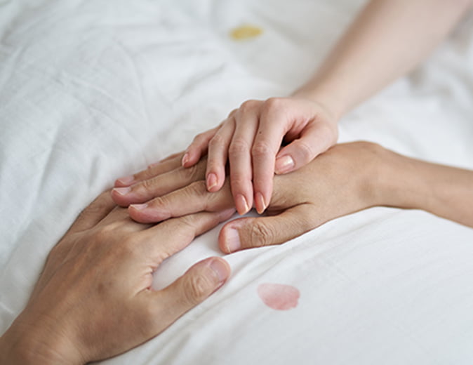 看取りケアの写真