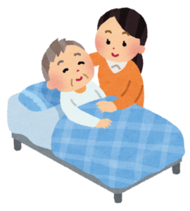 在宅介護のワンポイント①　ベッドの背上げでずり落ちて来たら